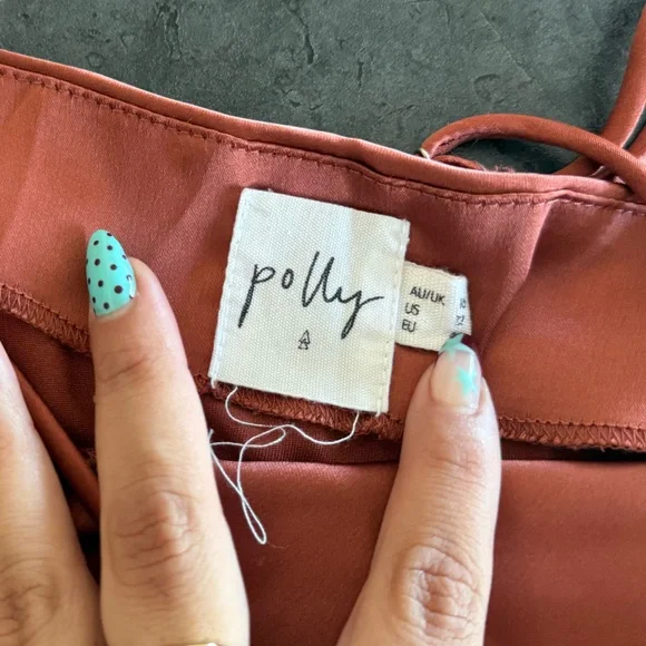 Princess Polly Rust Satin Camisole - Picture 3 of 4